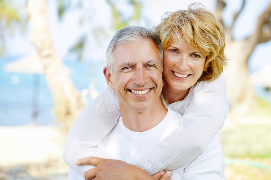 smiling couple